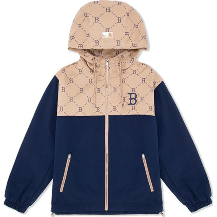 Куртка MLB Boston Red Sox Monogram Collection Куртки Пальто Unisex Light Бежевый - изображение 1