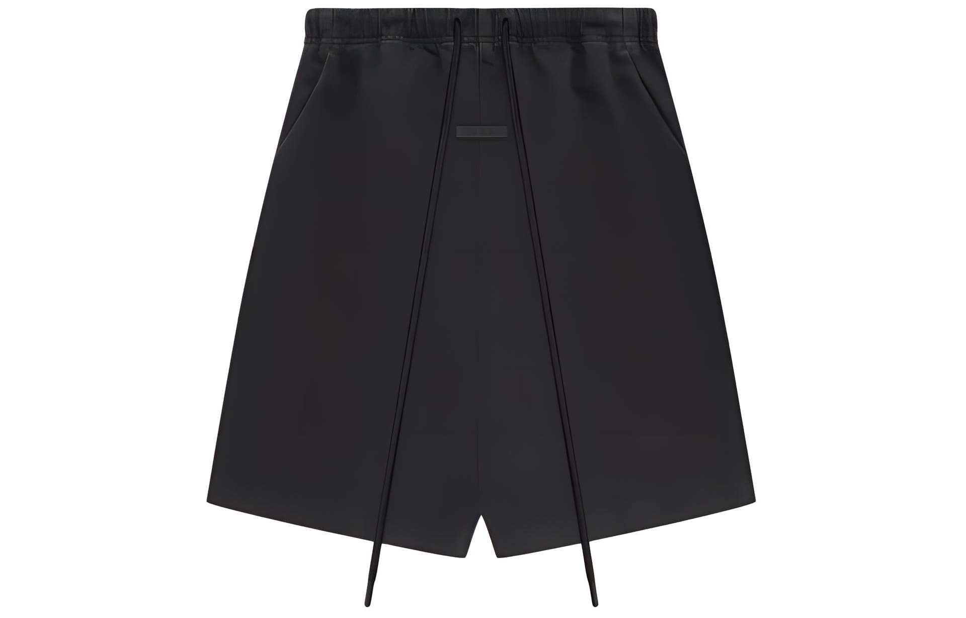 Джинсовые шорты Fear of God Essentials SS24 drop2 Denim Relaxed Shorts Overdye Black Denim - изображение 1
