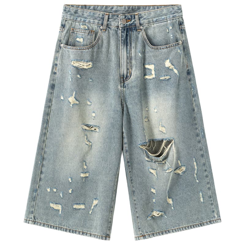 Джинсовые шорты XINYINSU SS24 Baggy shorts - изображение 1