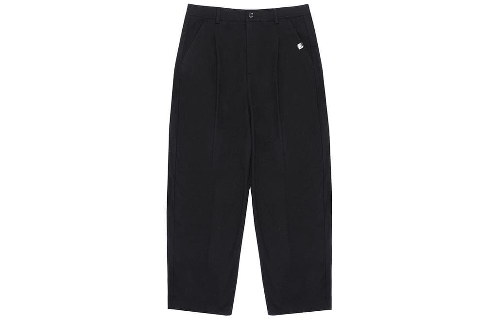 Штаны LI-NING 1990 Commuter Series Однотонный Свободный покрой Прямой фасон брюки Мужской - изображение 1