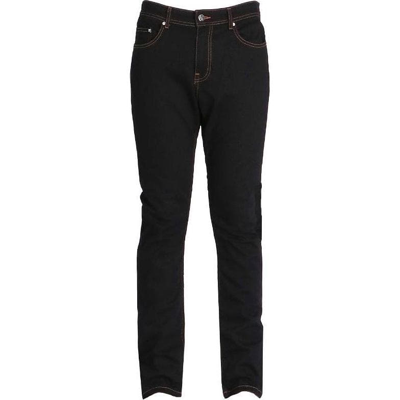 Штаны KARL LAGERFELD / Karl Lagerfeld Jeans Джинсы с молнией и логотипом на поясе Мужские Черный - изображение 1