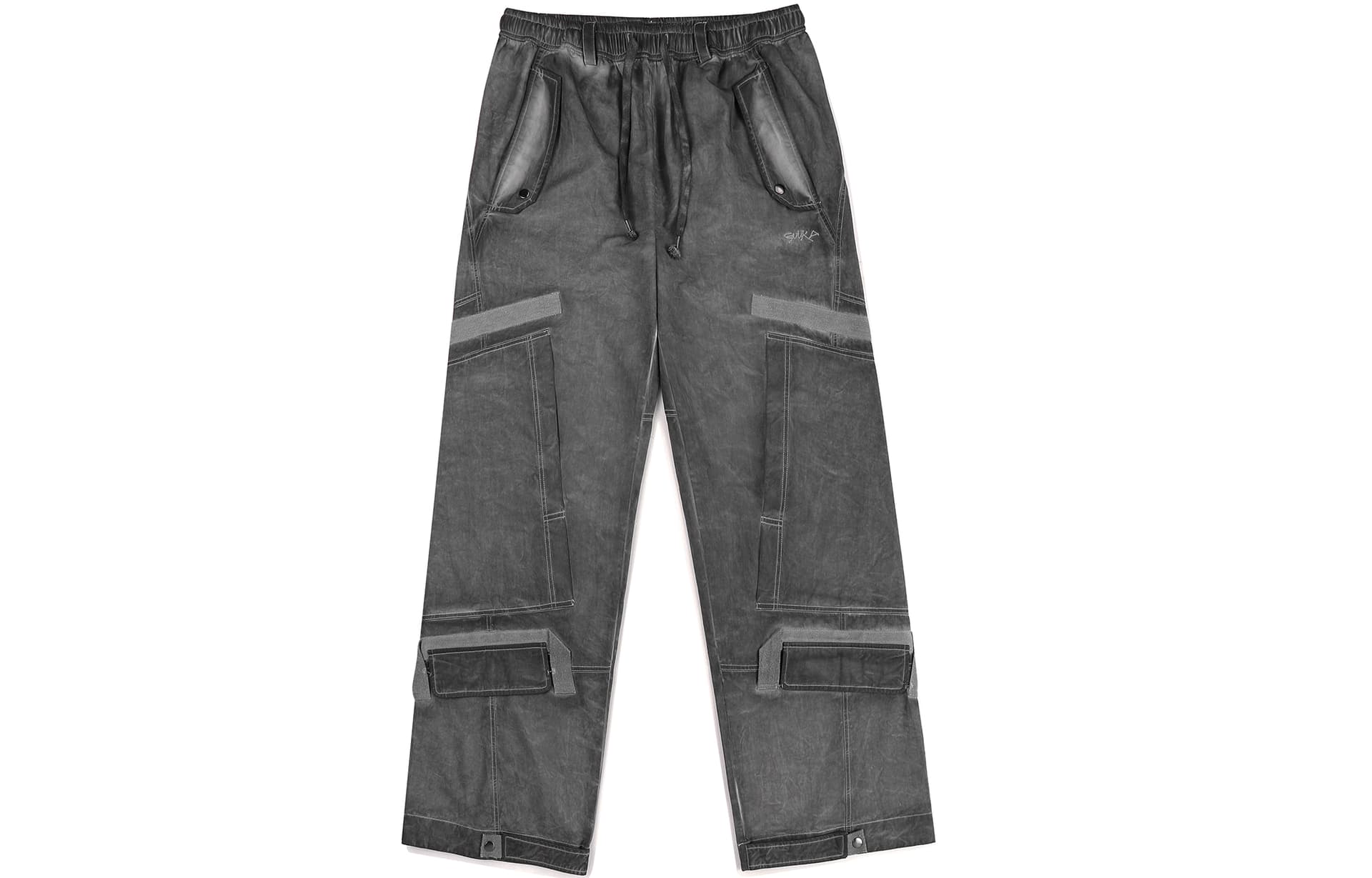 Штаны Guuka Light Gray Men's Casual Pants Guuka Светло-серые Мужские Повседневные Штаны - изображение 1