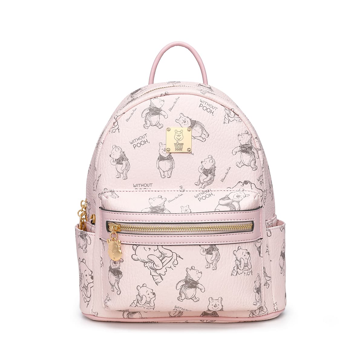 Рюкзак Disney Winnie The Pooh ПВХ Рюкзак Стандартный (Стандартный) Женский Абрикос Розовый Черный - изображение 7