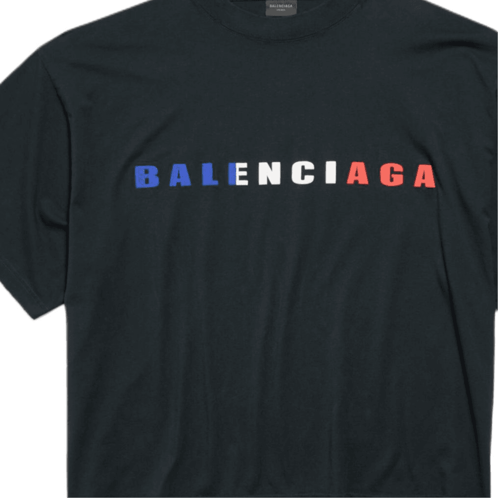 Футболка Balenciaga T-рубашка с рукавом-кафтан женская черная свободного кроя - изображение 3