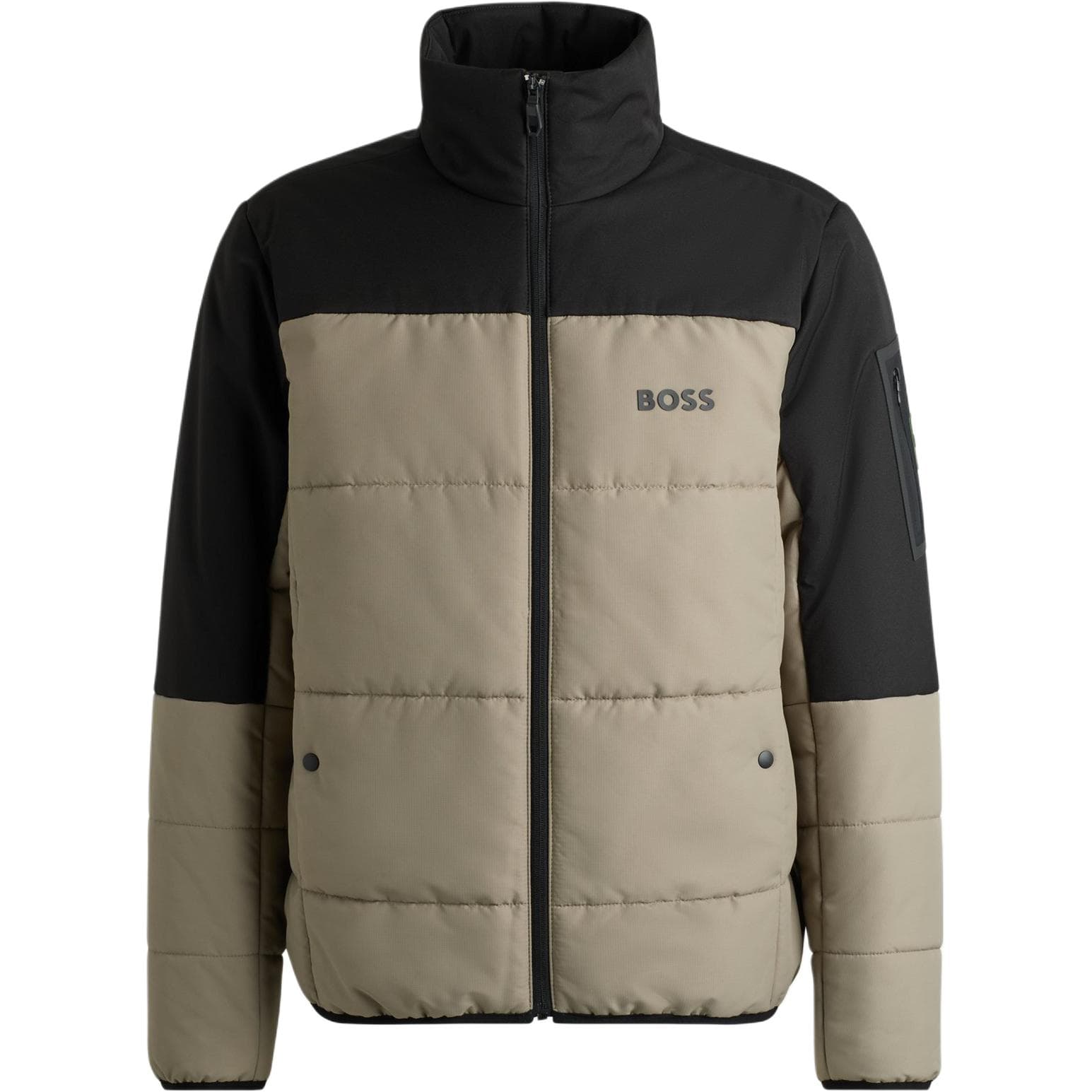 Зимняя куртка пуховик HUGO BOSS FW24 Хлопковый пуховик Мужской Светлый Умбра - изображение 1