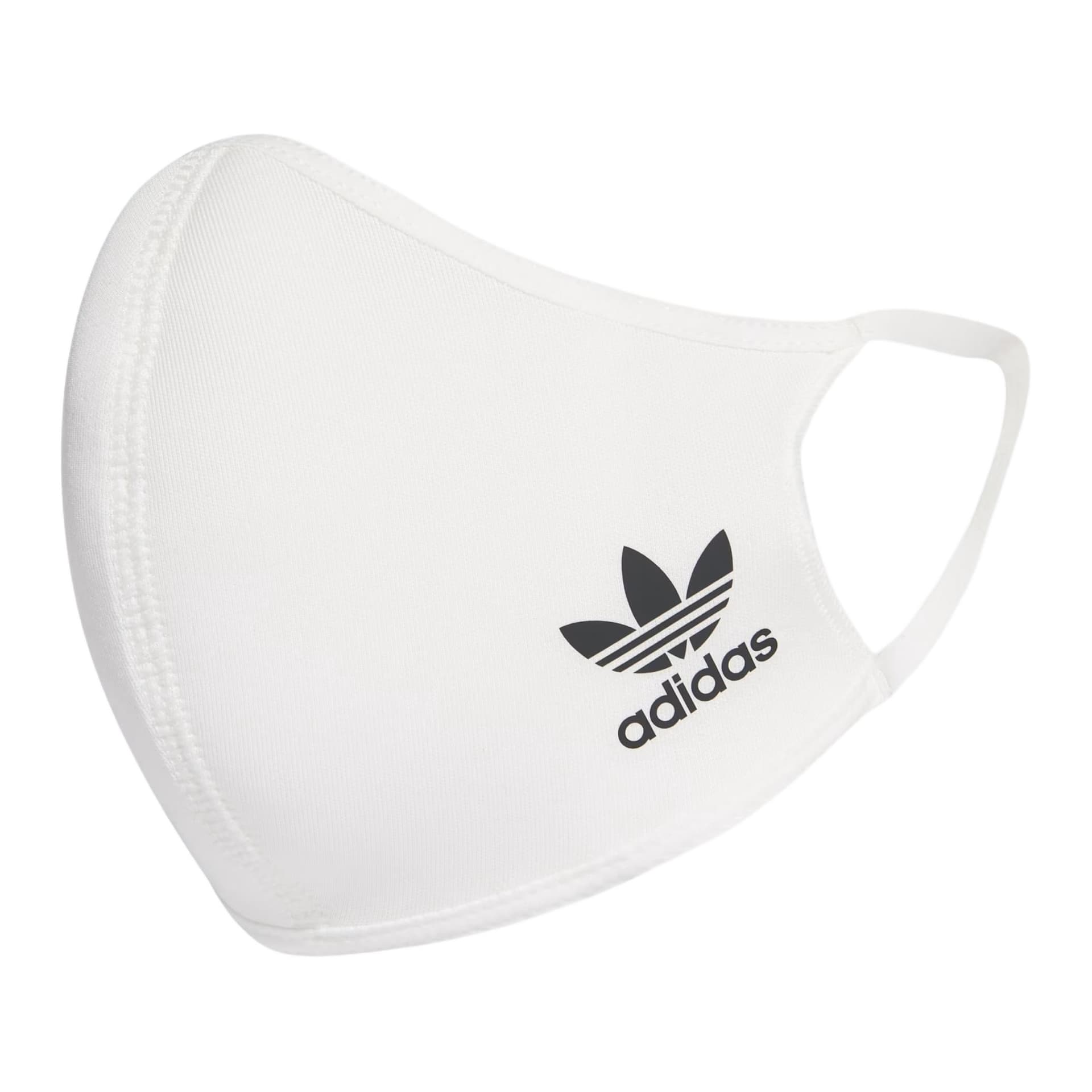 Маска Adidas Originals Эластан Маски для лица Унисекс Белый 3 шт - изображение 2