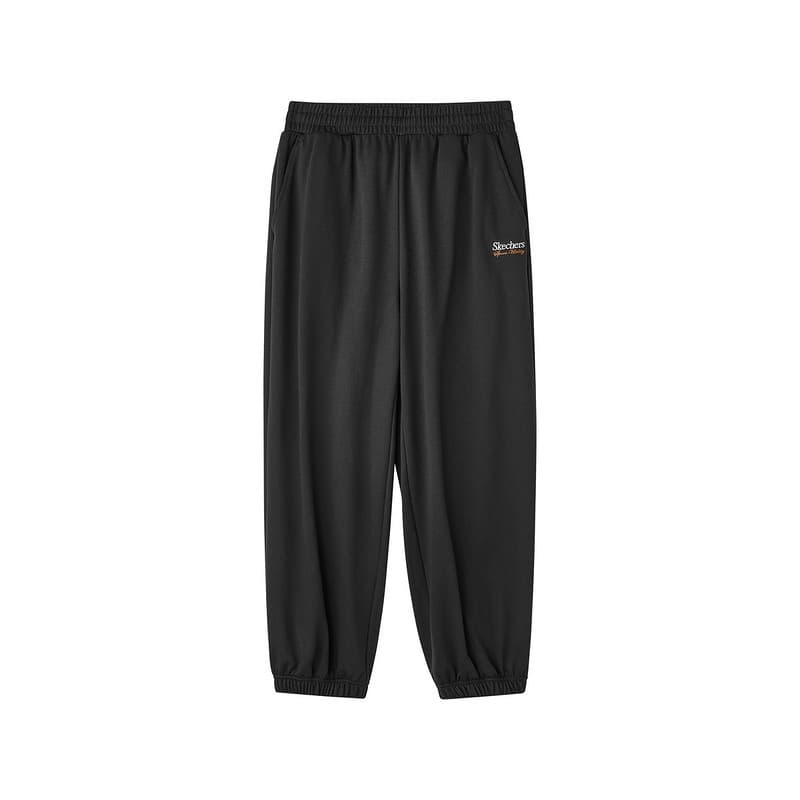 Штаны Skechers Sports Alliance FW24 Спортивные трикотажные брюки Унисекс Угольно-черный - изображение 1