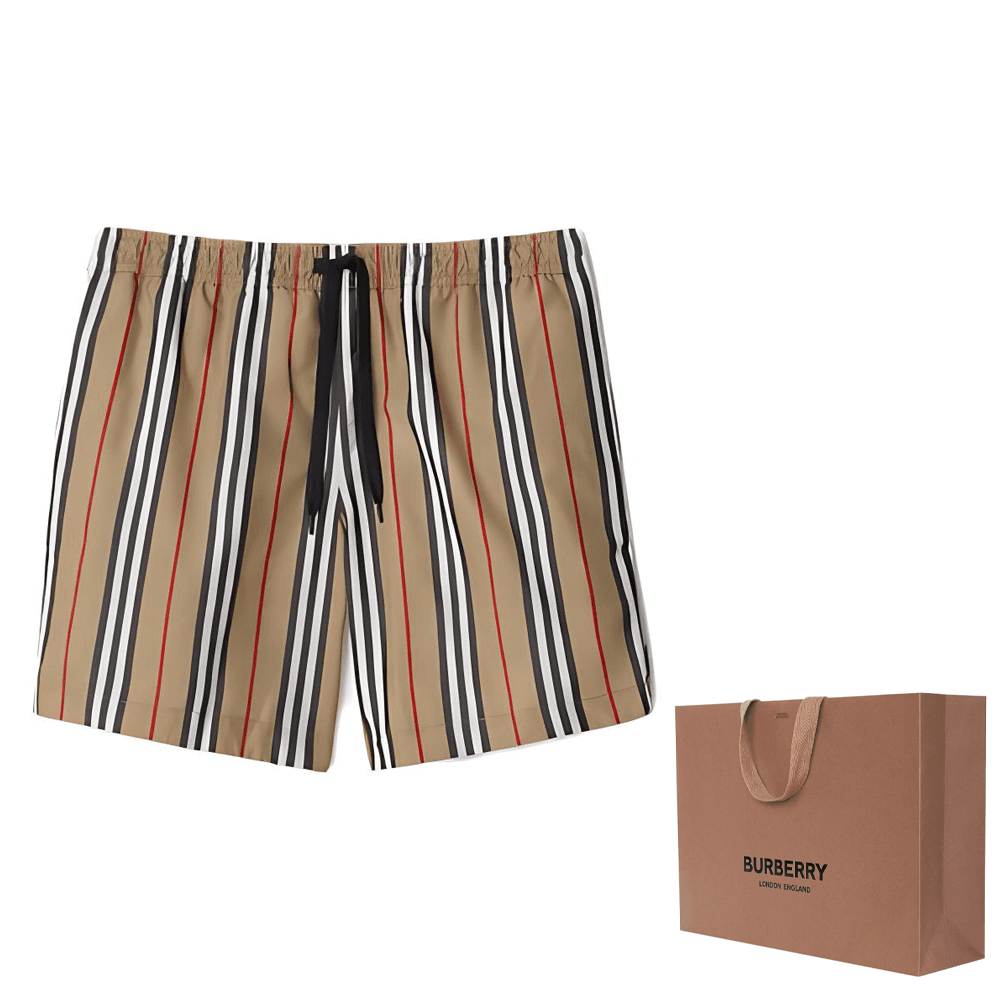 Burberry SS24 Пляжные шорты Мужские Хаки - изображение 7