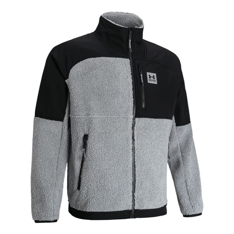Куртка Under Armour MissionSwacket UA Boucle Куртки и Пальто Мужской Стальной - изображение 1