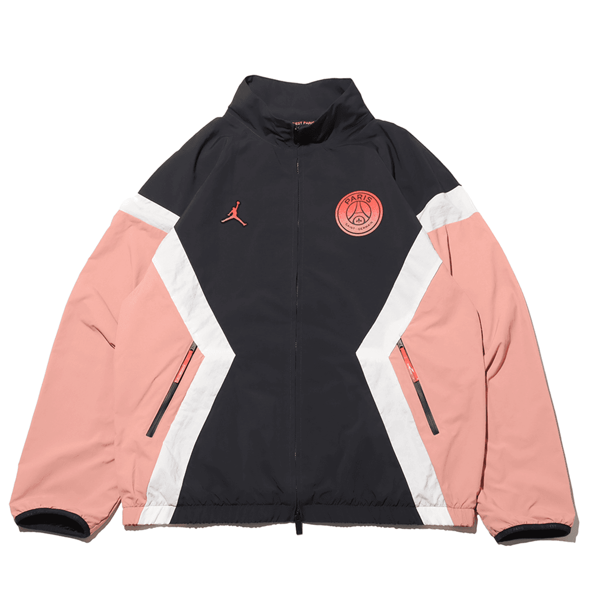 Куртка Jordan X PSG Бренд FW24 Куртки и Пальто Унисекс Черный Розовый - изображение 1