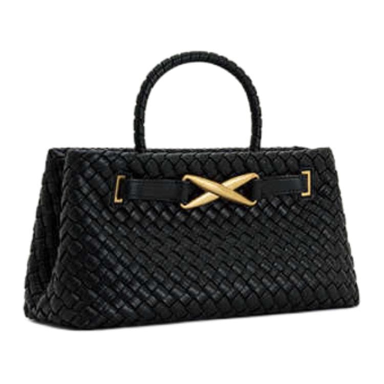 Сумка JW PEI Woven Tote Medium Black Brown - изображение 2