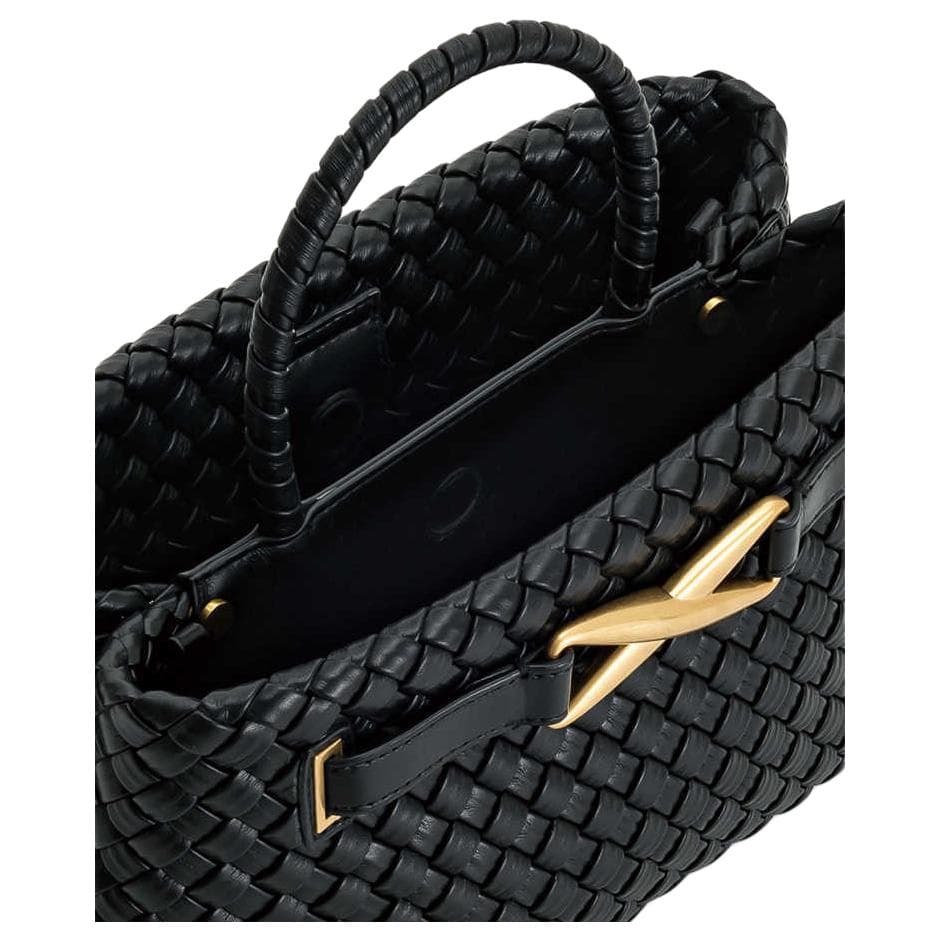Сумка JW PEI Woven Tote Medium Black Brown - изображение 4