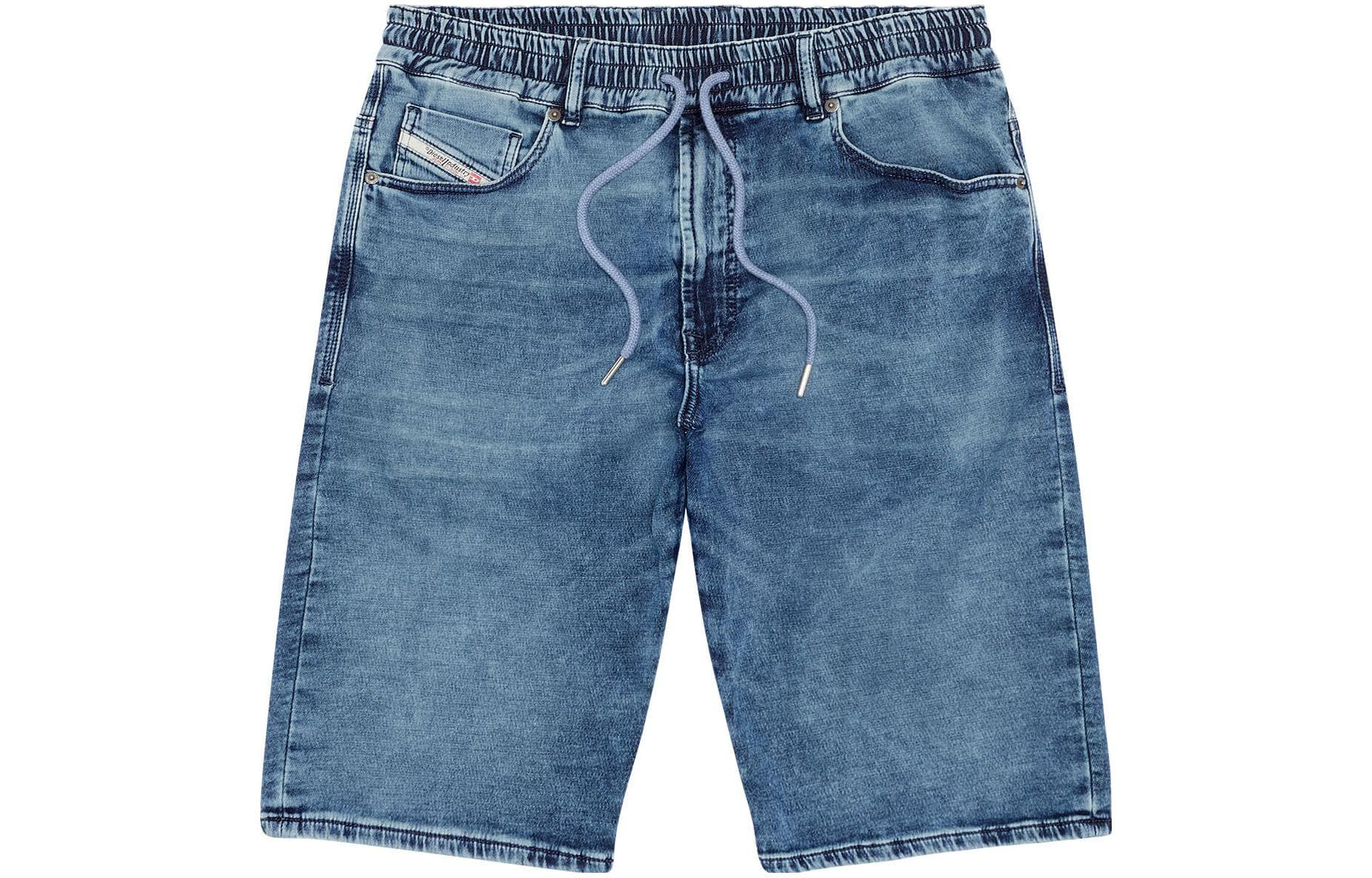 Джинсовые шорты DIESEL Shorts In Track Denim With Lived-In Look - изображение 1
