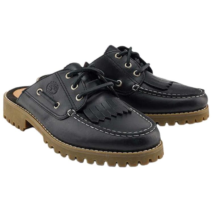 Сандалии Timberland Noreen Износостойкие противоскользящие тапочки для дома женские черные - изображение 2