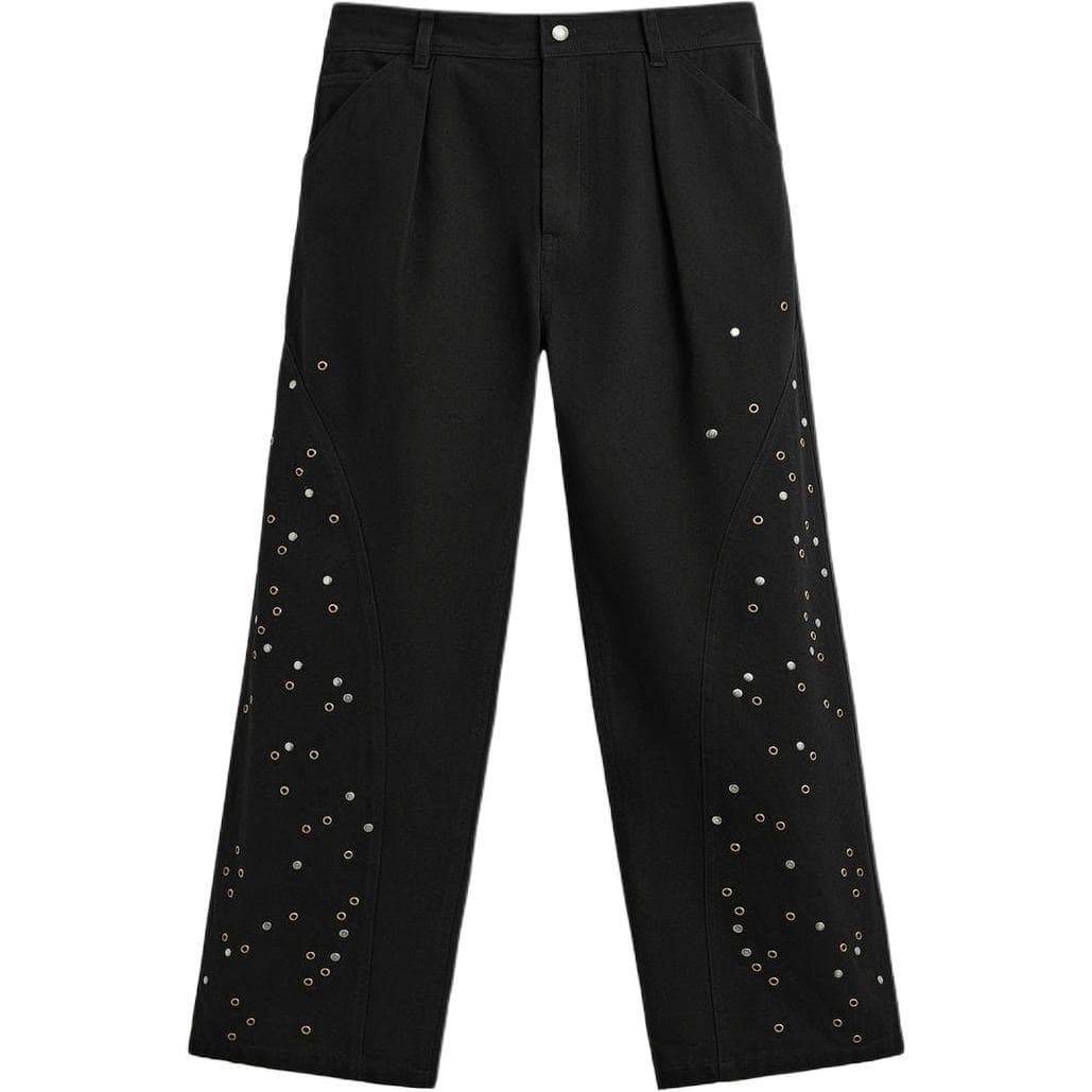 Штаны ZARA x ANDERSSON BELL SS25 Повседневные брюки Мужские Черные - изображение 1