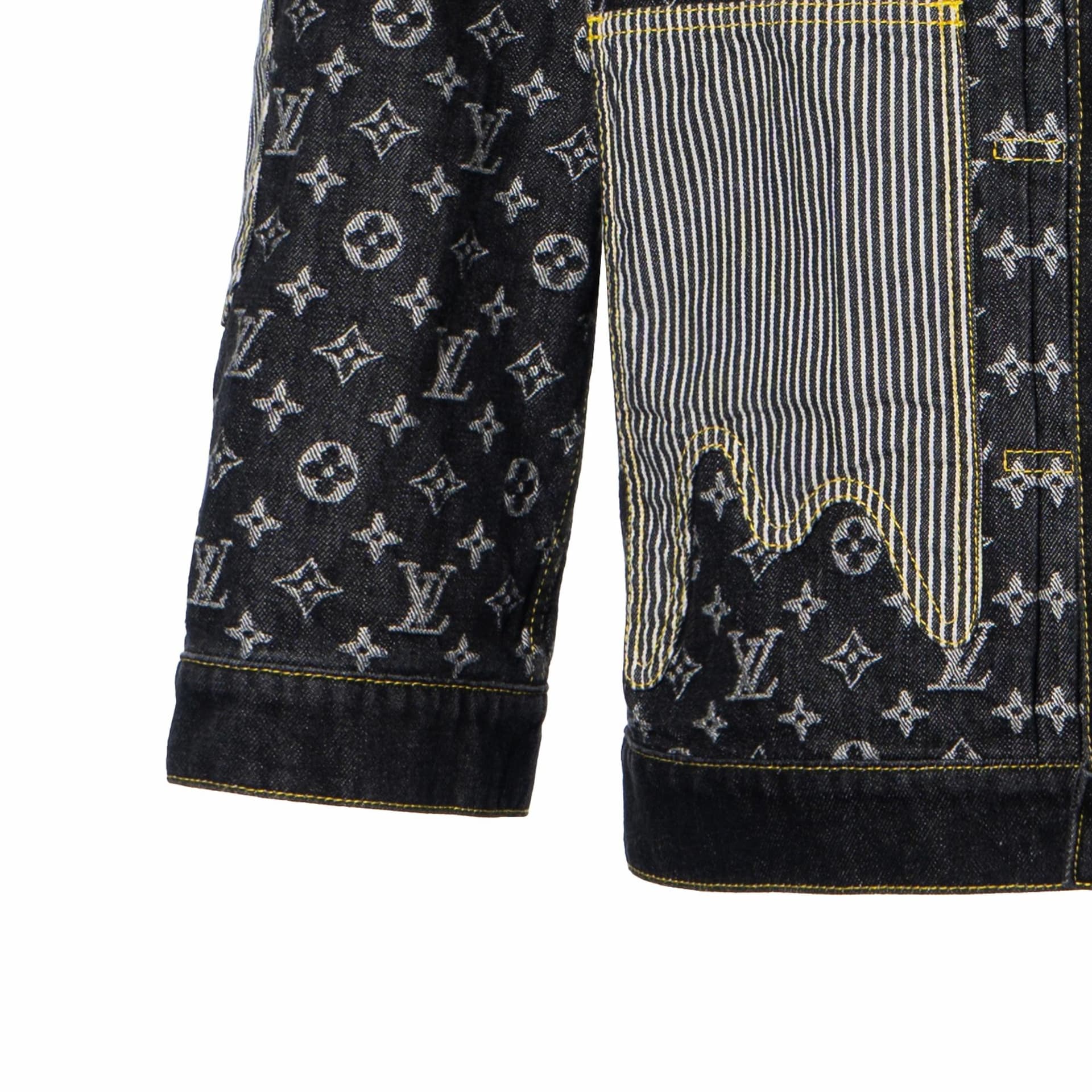 Джинсовая куртка Louis Vuitton Denim Jacket Black - изображение 12