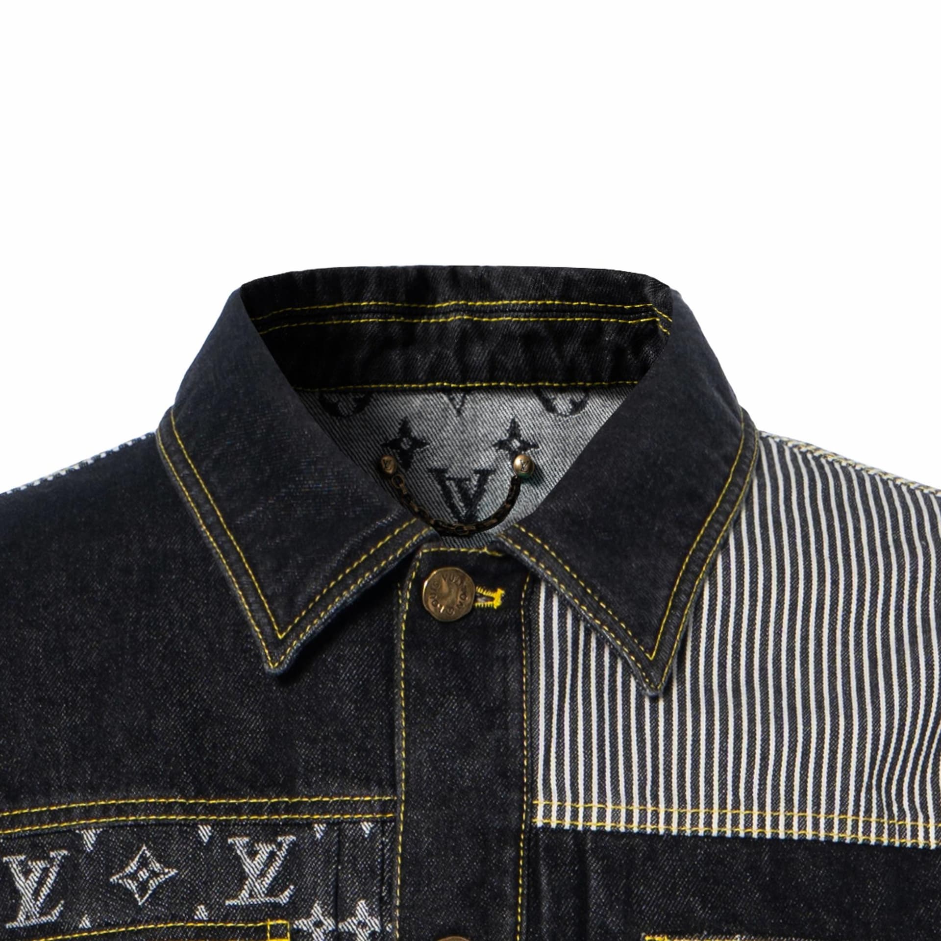 Джинсовая куртка Louis Vuitton Denim Jacket Black - изображение 11