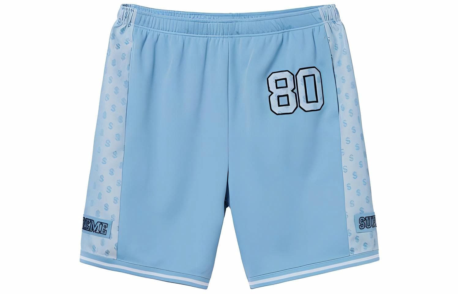 Шорты Supreme SS18 Monogram Short Columbia Blue - изображение 1