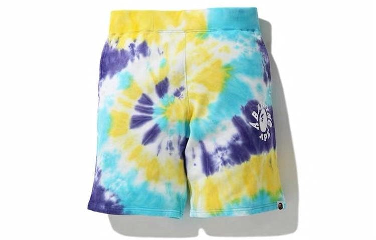 Шорты BAPE Tie Dye Sweat Shorts - изображение 1