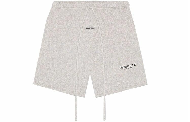 Шорты Fear of God Essentials FW20 Sweat Shorts Heather Oat Logo - изображение 1