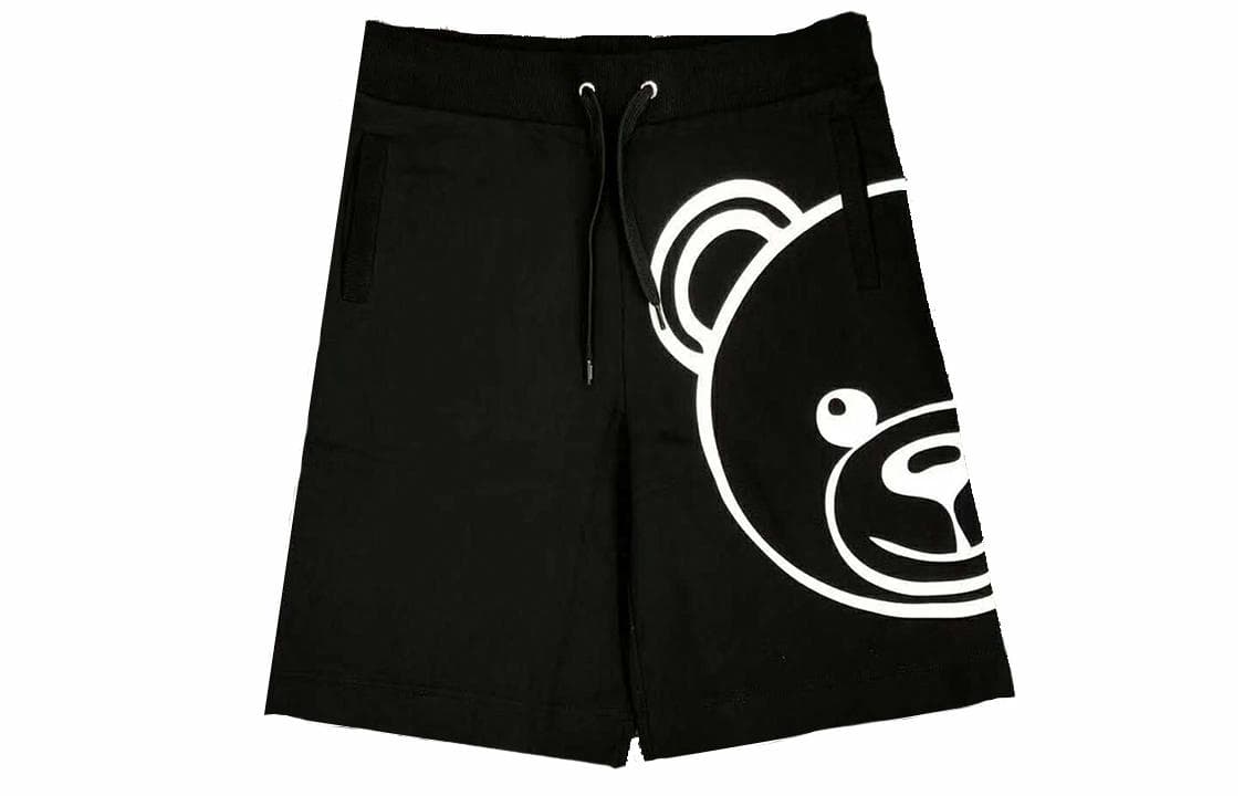 Шорты MOSCHINO Bear Logo Shorts Black - изображение 1
