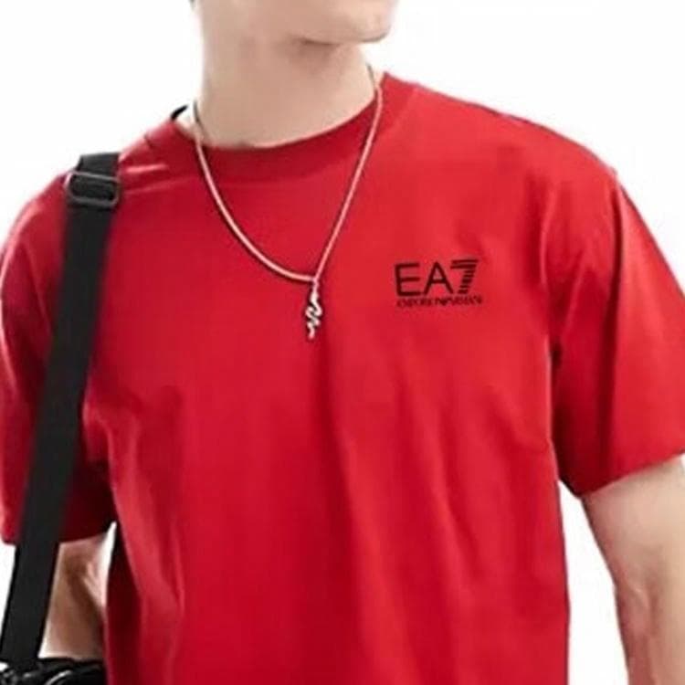 Футболка Emporio Armani EA7 Red T-Shirt - изображение 6