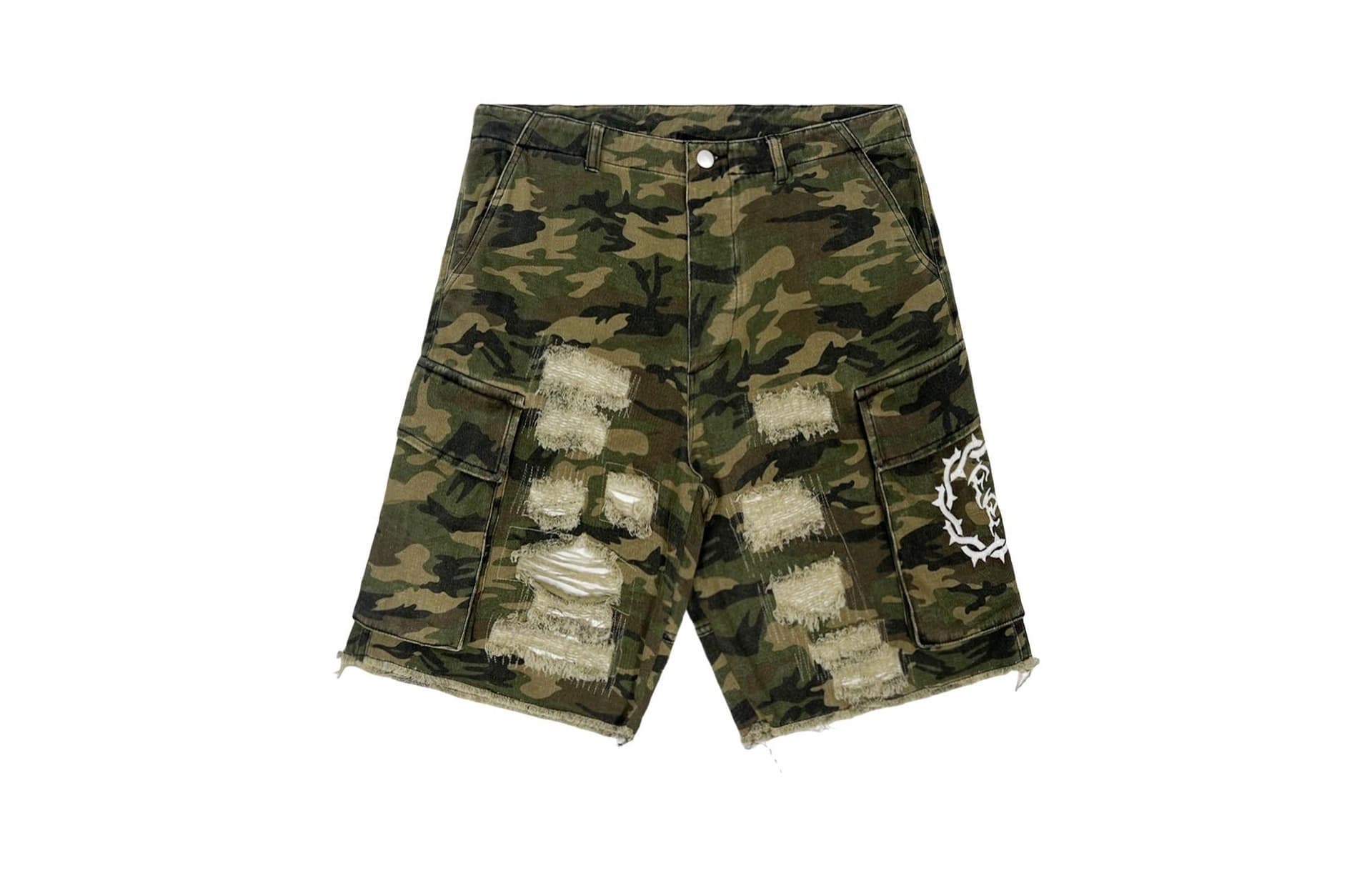 False Perception Boro Camo Shorts - изображение 1