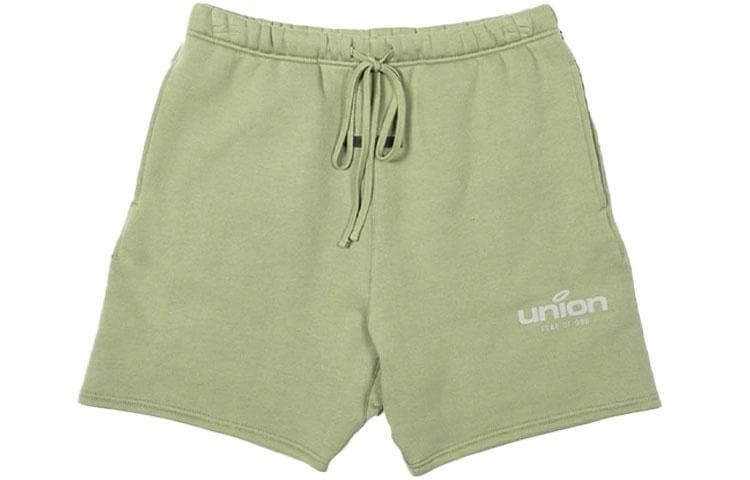 Шорты Fear of God Essentials x Union LA FW21 Vintage Short Green Logo - изображение 1