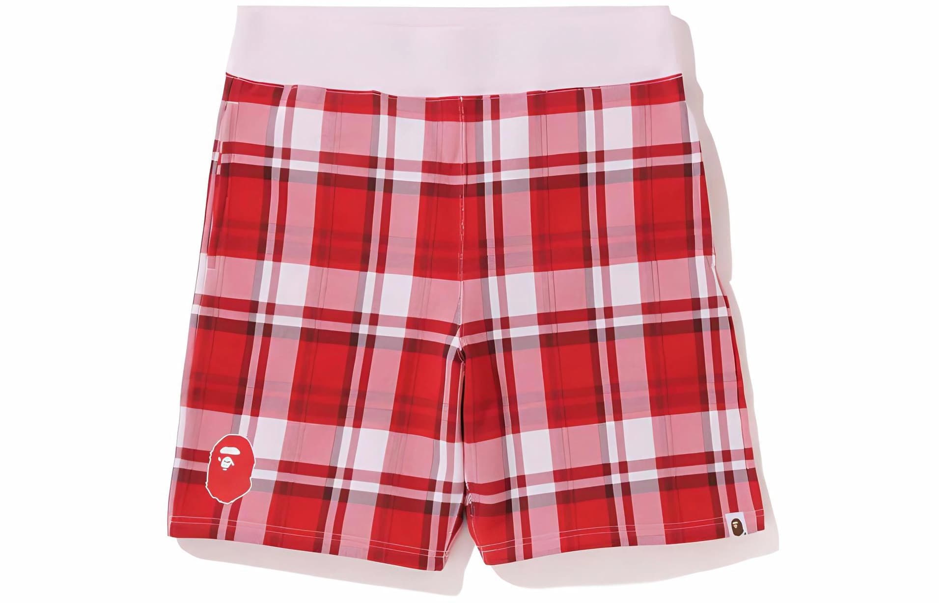 Шорты BAPE Check Gift Sweat Shorts - изображение 1