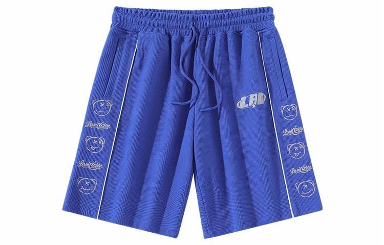 Шорты LAMLICKA Waffle Shorts Blue - изображение 1