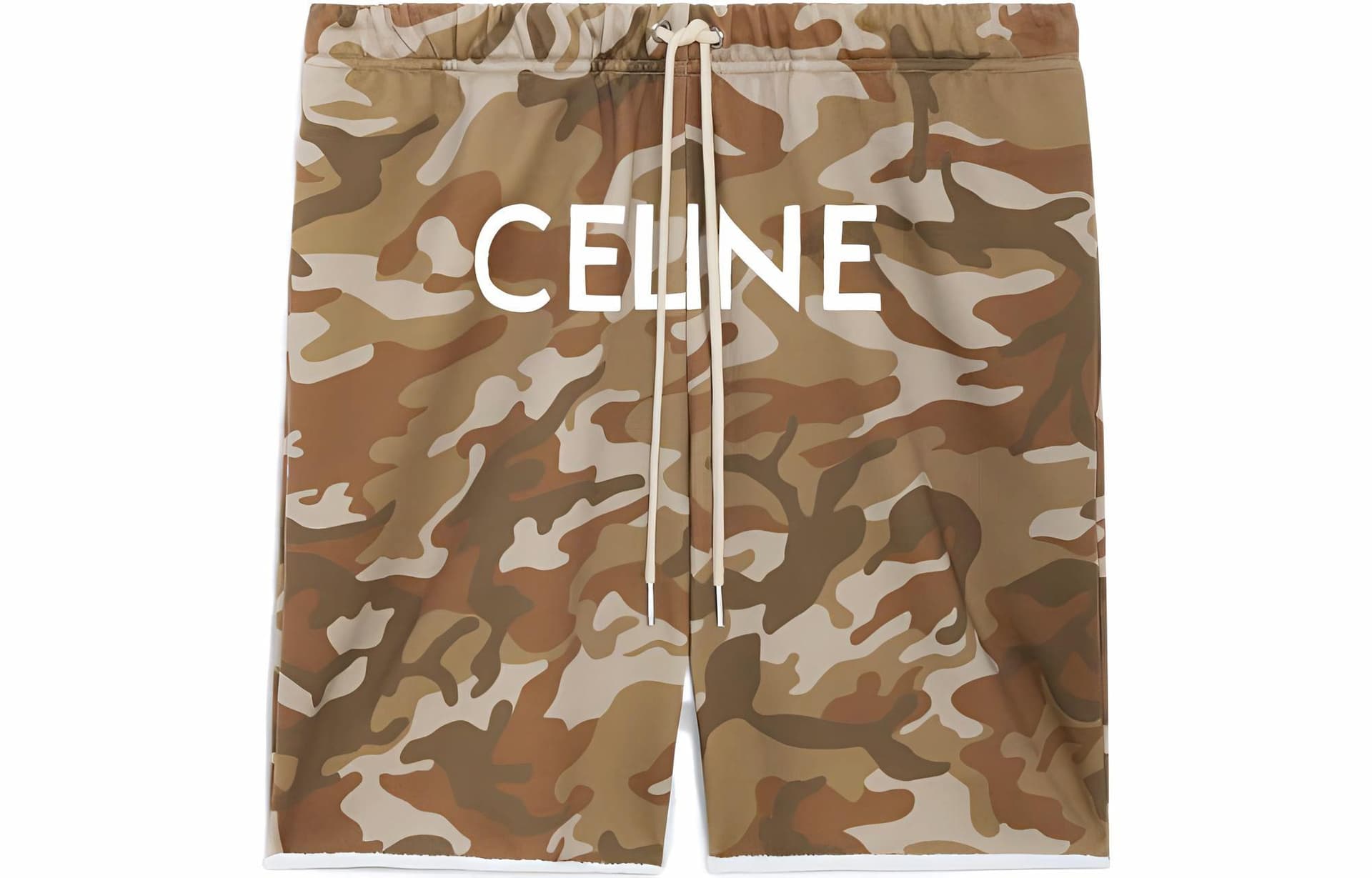 Шорты CELINE SS22 Camo Fleece Shorts - изображение 1