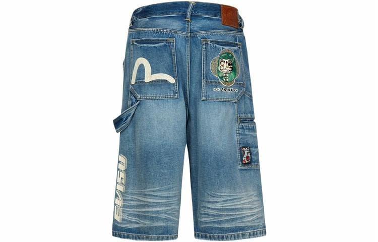 Джинсовые шорты EVISU SS24 - изображение 1