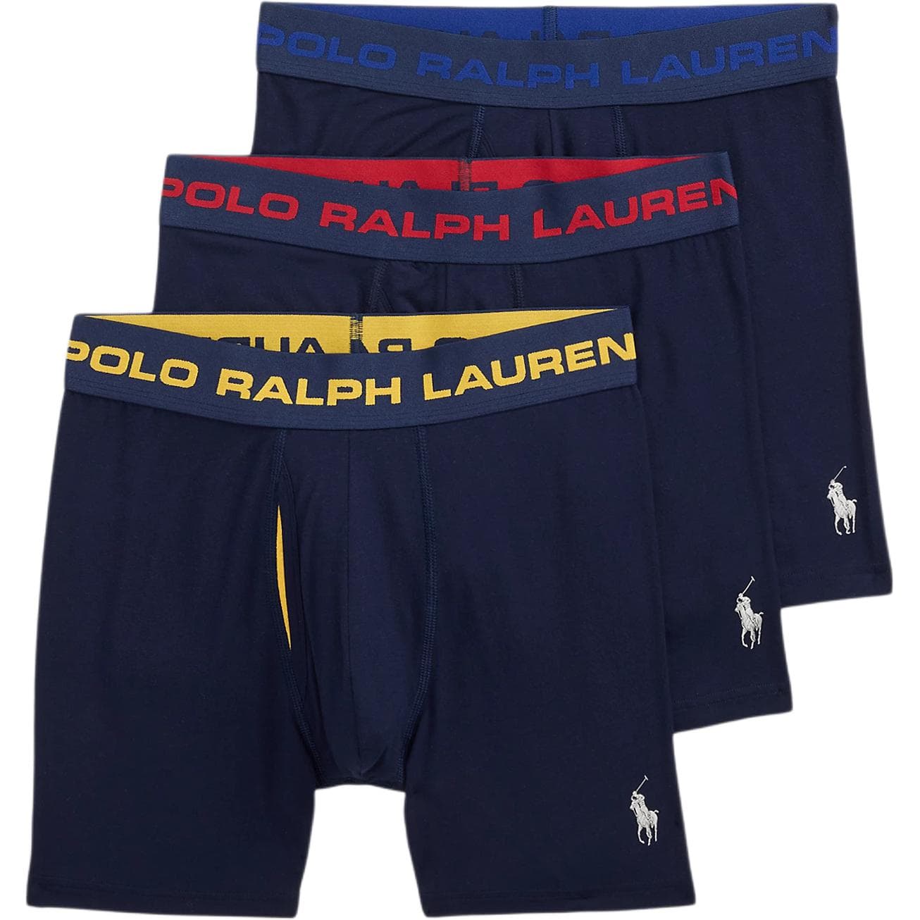 Трусы Polo Ralph Lauren Боксеры Мужской 3 шт Cruise Морской синий - изображение 1
