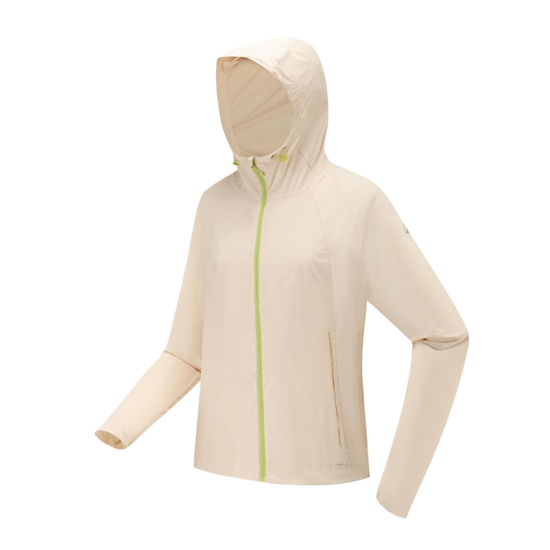 DECATHLON Дышащая Водонепроницаемая и Ветрозащитная одежда с защитой от солнца Женская Бежевая - изображение 3