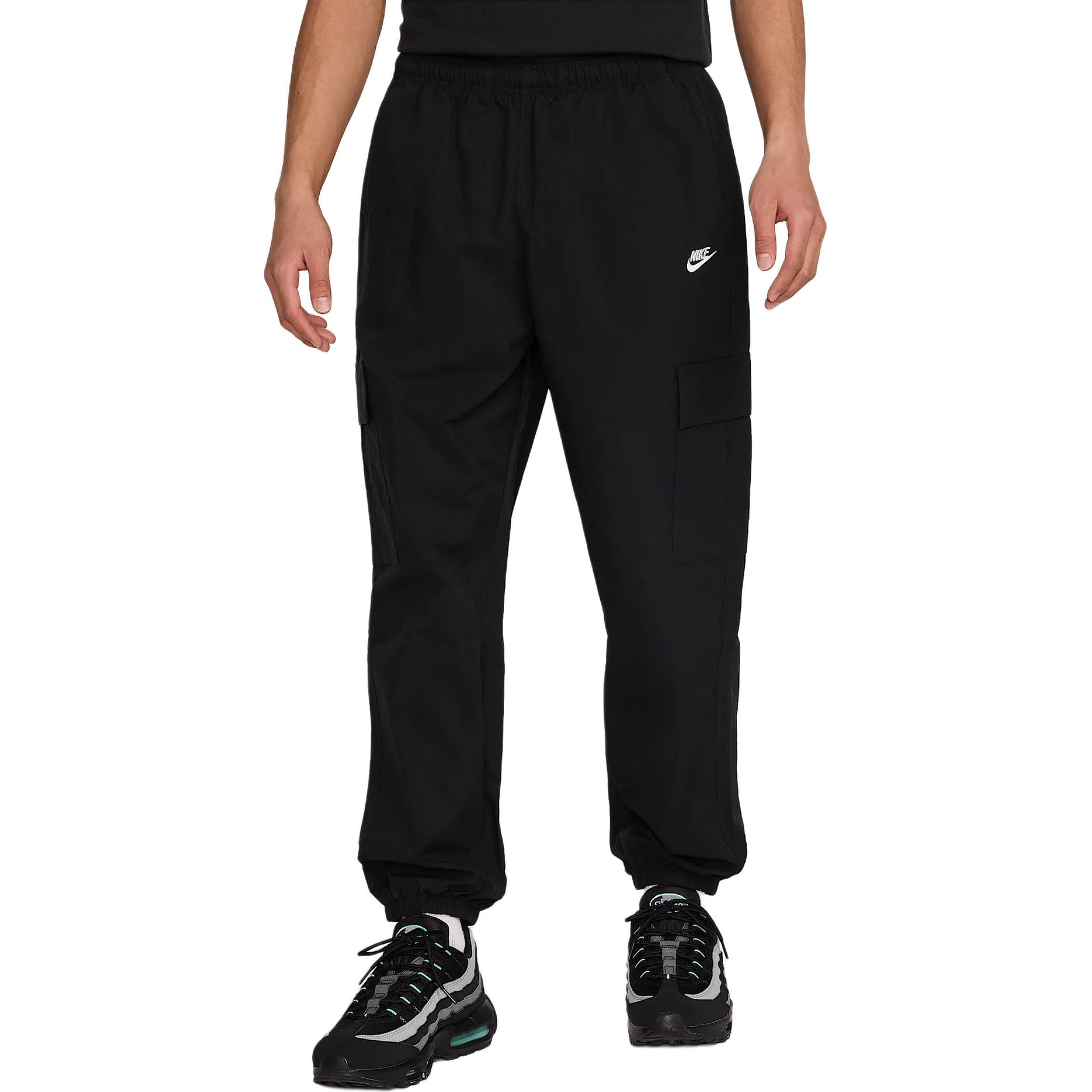 Штаны Nike Club Повседневные Брюки Мужские Черные - изображение 3