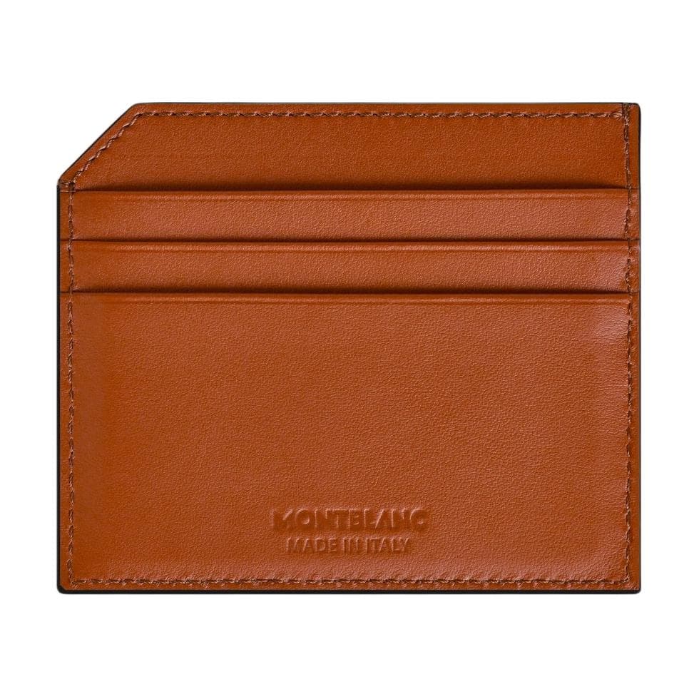 Картхолдер MONTBLANC Soft Leather Collection Кожа Картхолдер Стандартный (Standard) Унисекс Карамельный Коричневый - изображение 3