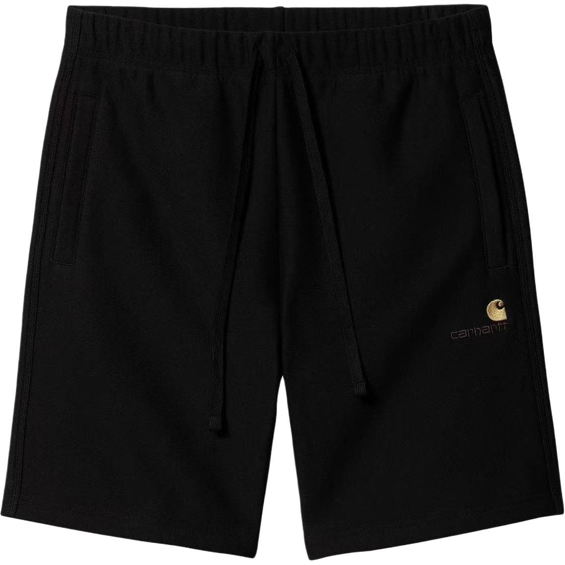 Шорты Carhartt WIP SS23 Logo Shorts Black - изображение 1