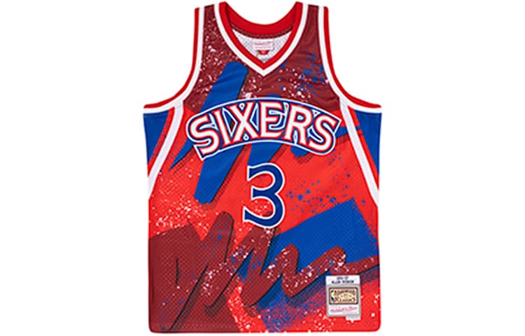 Баскетбольная майка Mitchell Ness NBA SW 76 3 - изображение 1