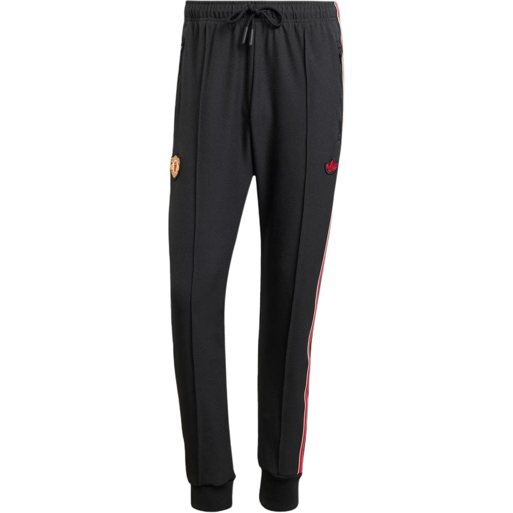 Штаны Adidas Originals Manchester United Bukser Повседневные Брюки Мужские Черные - изображение 1