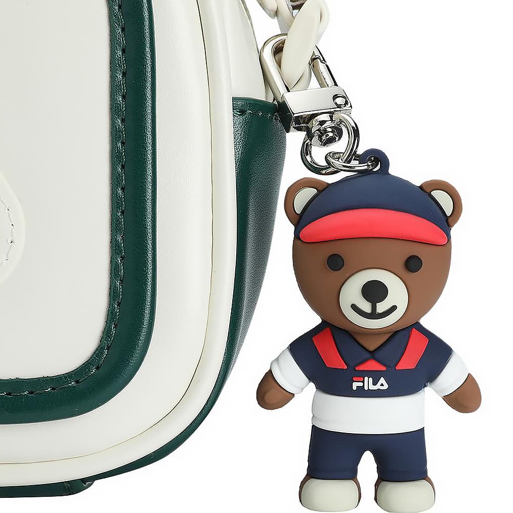 Сумка через плечо FILA ORIGINALE Эластан Сумка через плечо Женская Белая Зеленая - изображение 5