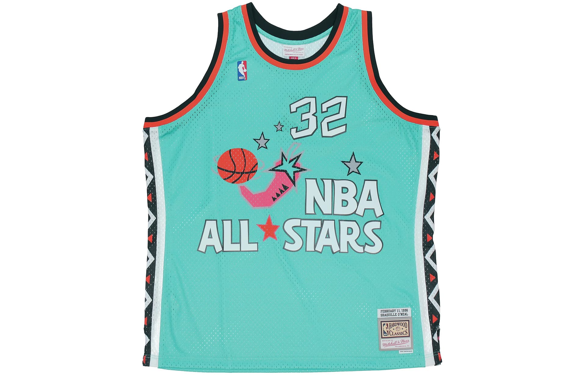 Баскетбольная майка Mitchell Ness NBA SW 96 32 - изображение 1