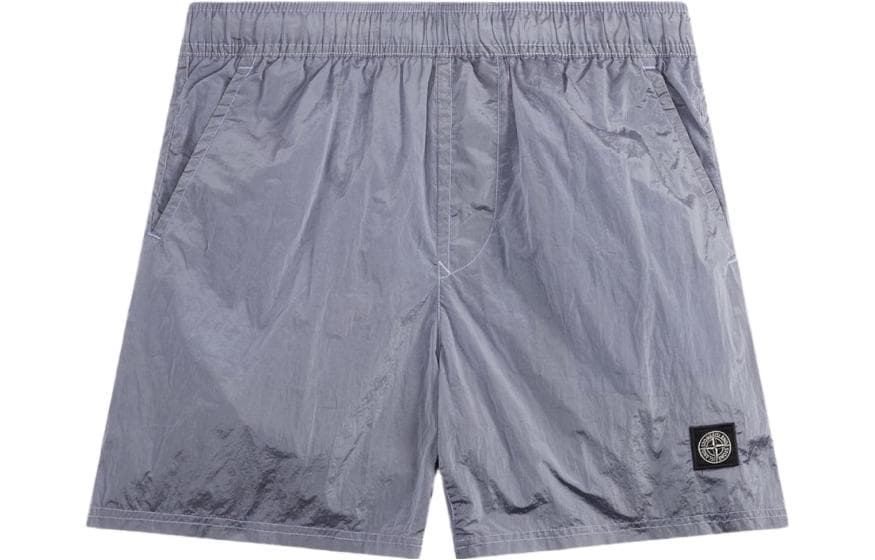Шорты Stone Island Повседневные шорты Мужские Лавандовые - изображение 1