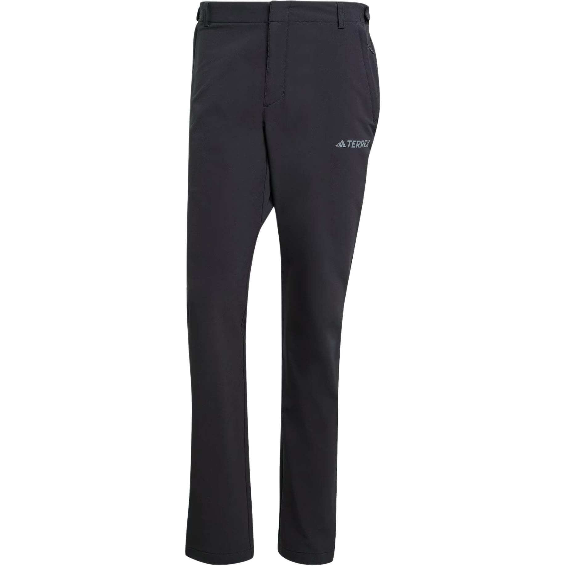 Штаны Adidas TERRE XPLORIC WIND.RDY Мягкая оболочка Повседневные брюки Мужской Черный - изображение 1