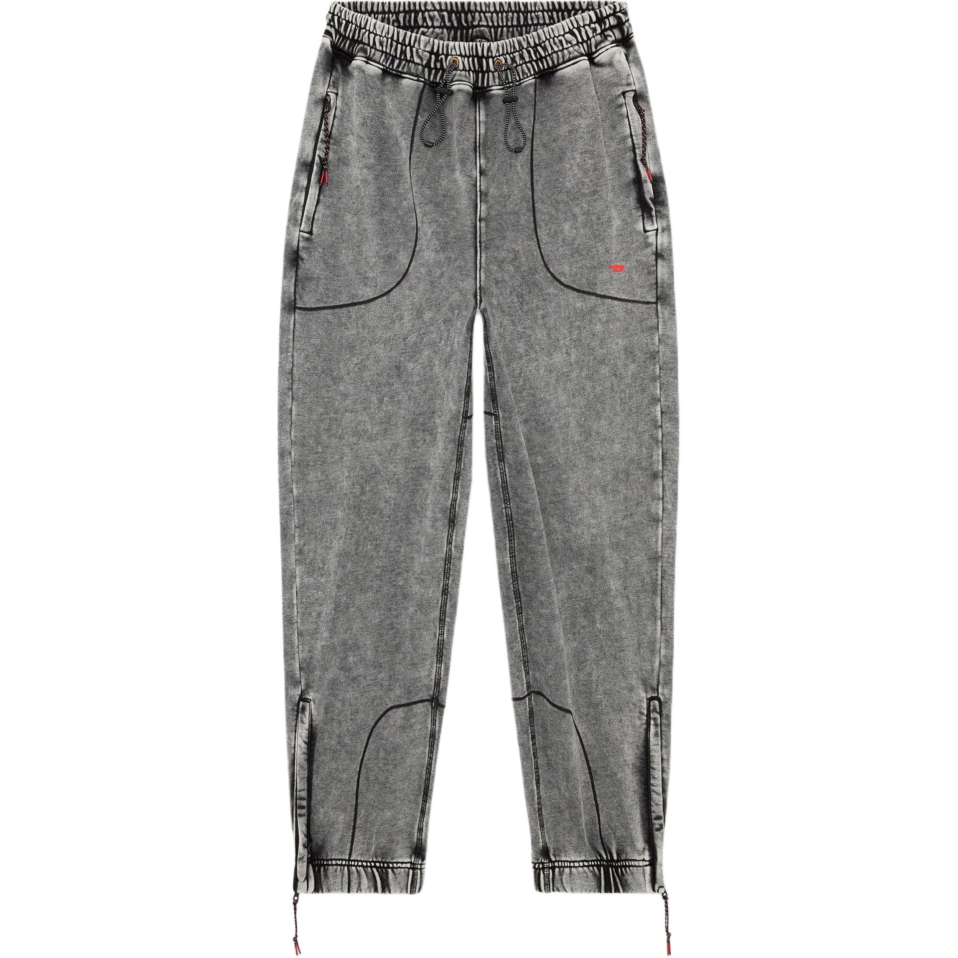 Штаны DIESEL Gray Men's Casual Pants DIESEL Серый Мужские Повседневные Брюки - изображение 1