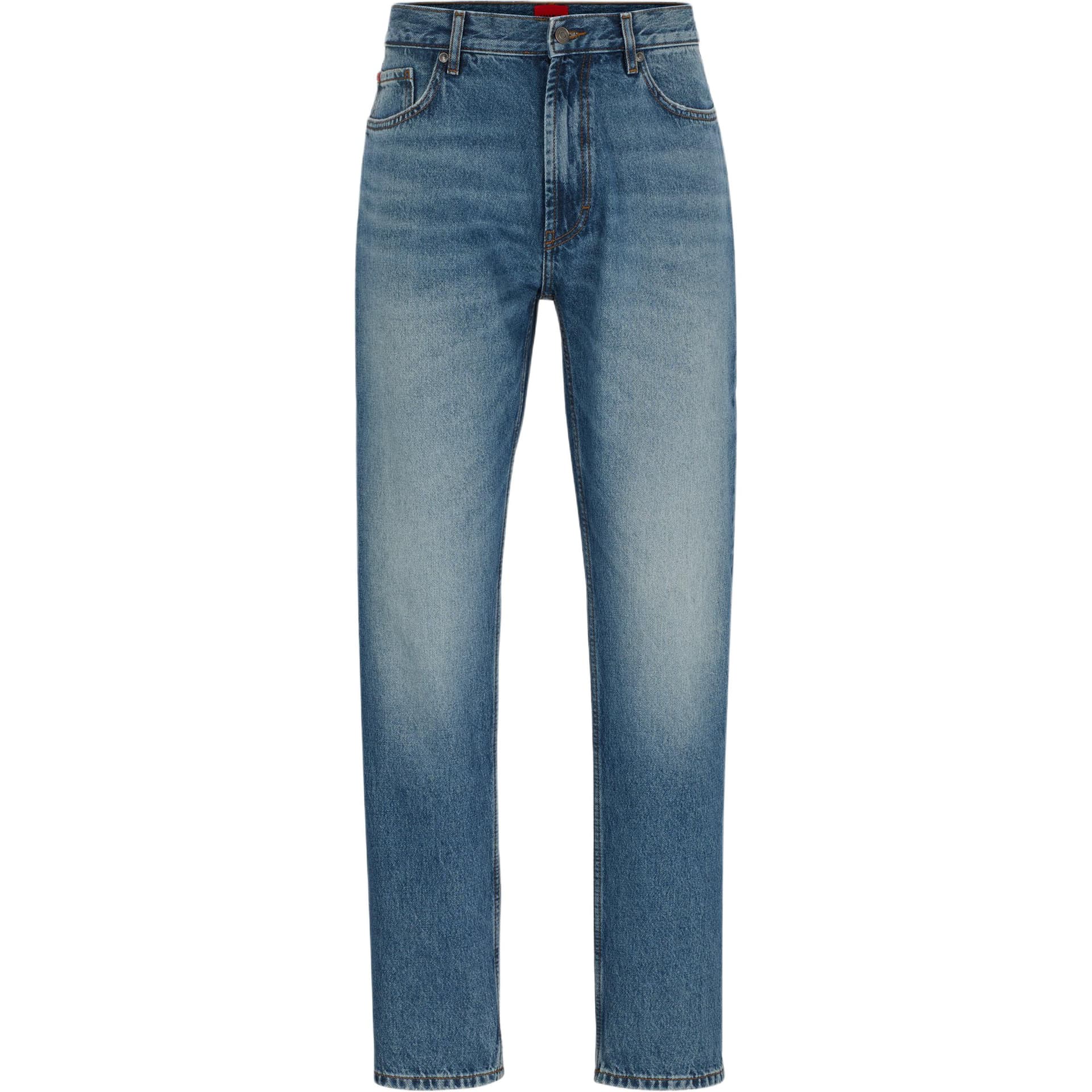 Штаны HUGO BOSS SS24 Джинсы Мужские Синие - изображение 1