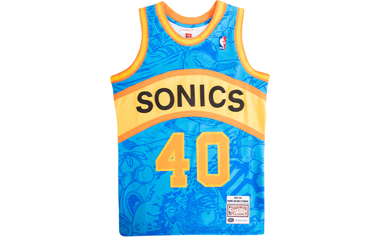 Баскетбольная майка Mitchell Ness x Hebru Brantley 95-96 40 - изображение 1