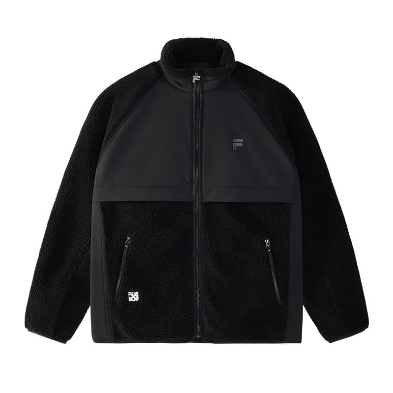 Зимняя куртка пуховик FILA FUSION Life Хлопковый пуховик Унисекс Глубокий черный - изображение 1