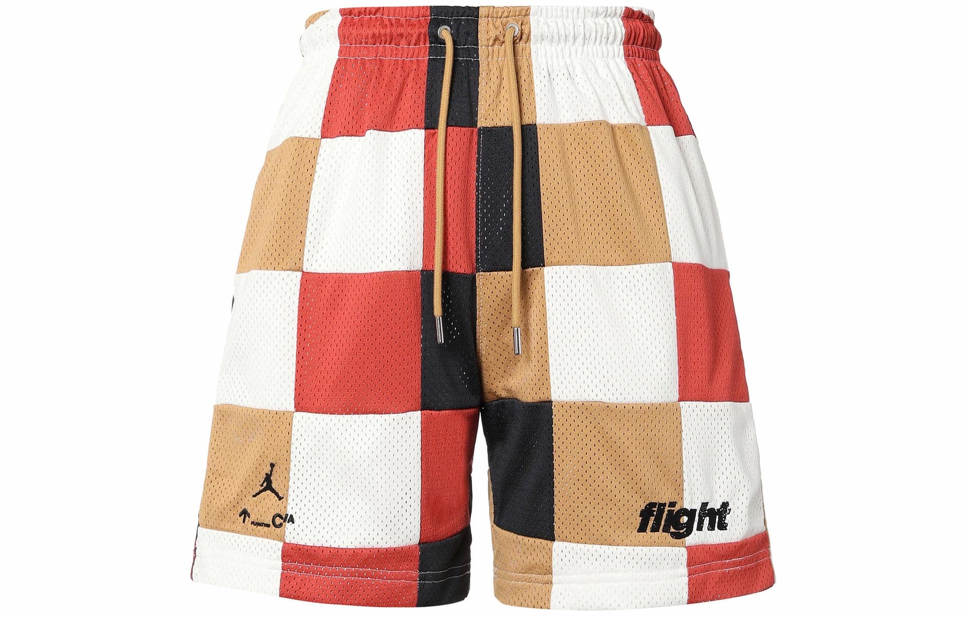 Шорты Jordan Loose Fit Plaid Colorblock Shorts - изображение 1
