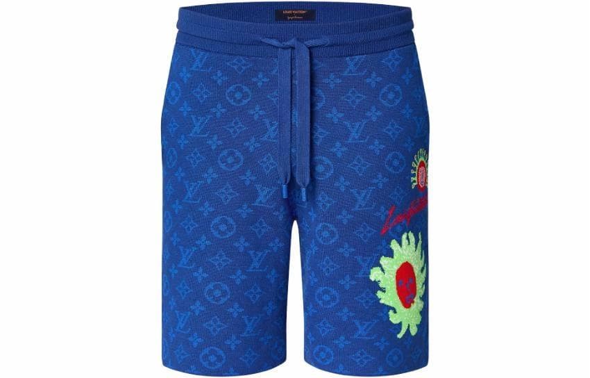 Шорты Louis Vuitton x Yayoi Kusama SS23 Shorts Blue - изображение 1