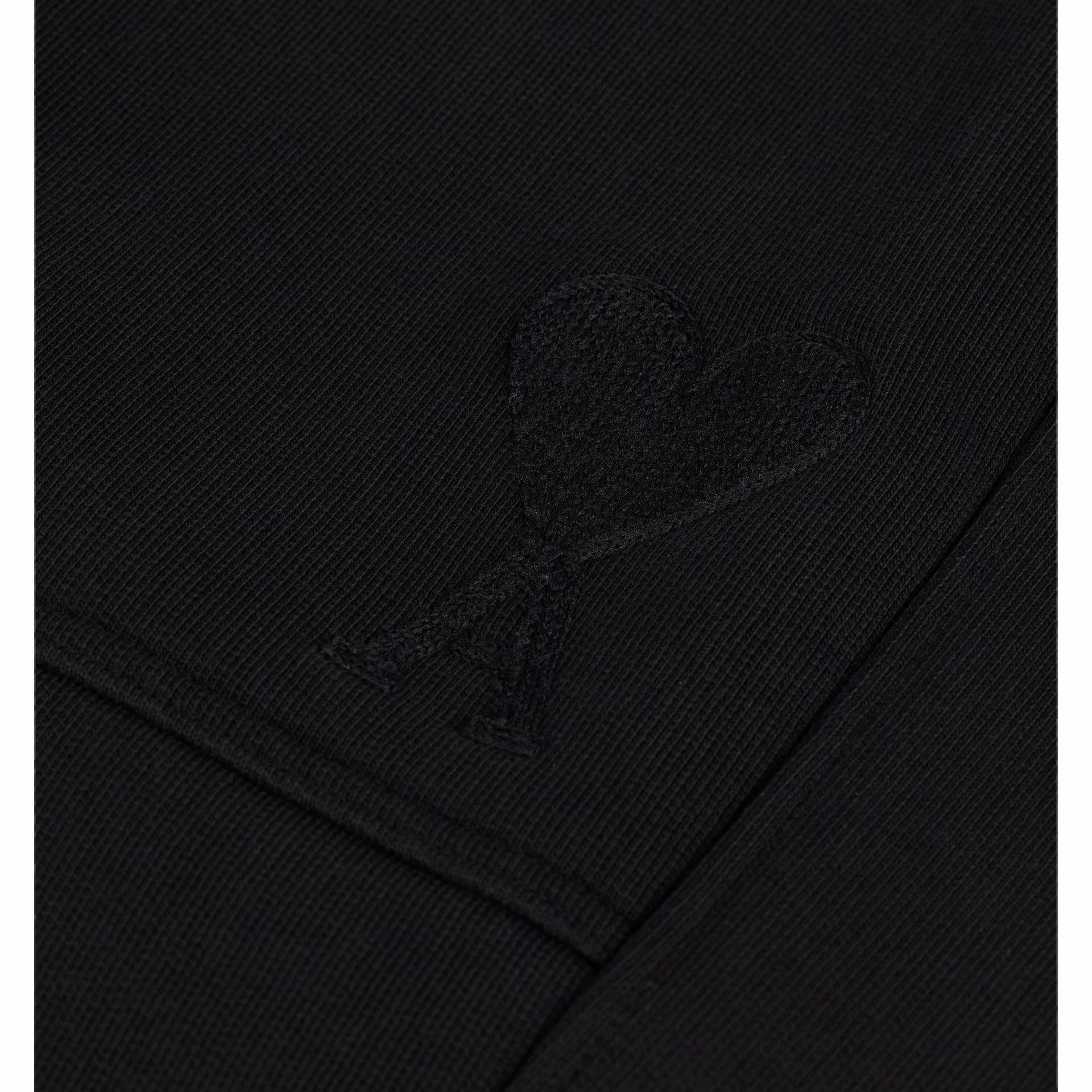 Тренировочные штаны AMIPARIS FW21 Logo Embroidered Shorts Black - изображение 5